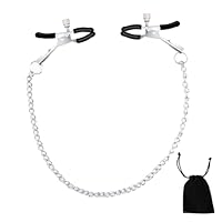 SAFE & COMFORTABLE MATERIAL: Our nipple clamps are made of a combination of high-quality silicone and stainless steel materials to ensure no allergic reaction when in contact with the skin, with a smooth and delicate surface that is gentle to the tou...
