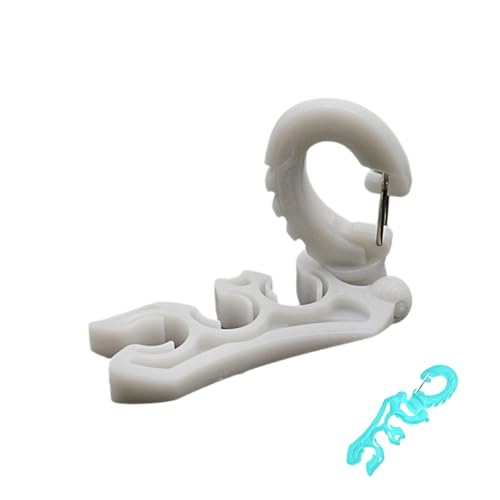 KAHDGSS Clip De Manguera Buceo Luminoso Clips Soporte Doble Repuesto Y Accesorios para Equipos Snorkel Clip Soporte Luminoso