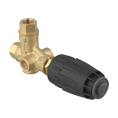 Niceminiwall babominimer VRT3 Pressure Washer Unloader Valve 140 Bar 40 LPM with Trapped Pressure Bypass Brass and Steel Construction Compatible with Wash Systems - Image 4