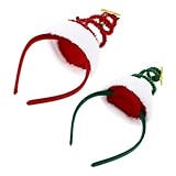 Photo Gallery mothnur 2 pezzi cerchietti natalizi con cappello rotante molla fasce testa xmas per cosplay e decorazioni festive accessori per donne e ragazze e Photo Gallery mothnur 2 pezzi cerchietti natalizi con cappello rotante molla fasce testa xmas per cosplay e decorazioni festive accessori per donne e ragazze e