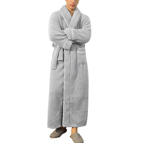 Albornoz de invierno para hombre y parejas ideal para mañanas frías