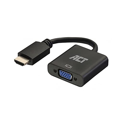 ACT HDMI to VGA Converter with Audio AC7535, Schwarz