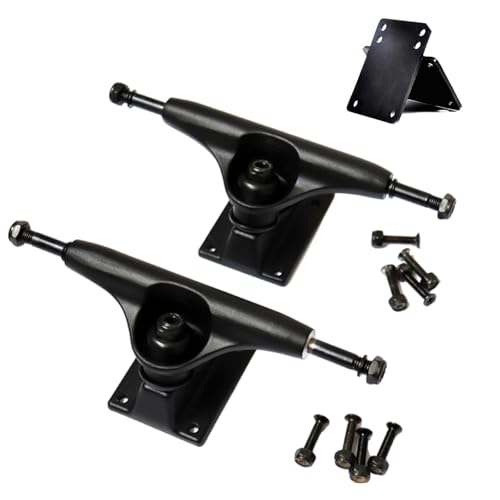 Support de fixation skateboard aluminium durable de 5 pouces pour trucks de skate stables