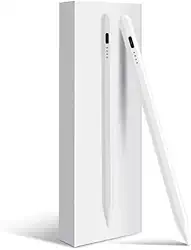 Caneta Touch Premium Universal Tablet Celular Smartphone Ponta fina removível 2 pontas extra Sincronização fácil com Android IOS — Precisão, Estilo e Sofisticação na Ponta dos Seus Dedos