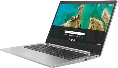 Image of Lenovo Chromebook 3 14 inch Laptop, 14.0 inch HD (1366 x 768) Display, Intel Celeron N4020 Processor, 4GB LPDDR4, 32GB SSD, Intel UHD Graphics 600, Chrome OS, 82C10004US, Platinum Grey