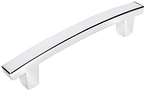 25 Pack - Cosmas 5238CH Polished Chrome Contemporary Cabinet Hardware Handle Pull - 4 Inch (102mm) Hole Centers