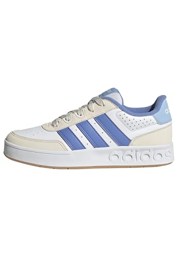 Adidas Unisex-Kids Breakbase, White/Blue Fusion/Blue, 6