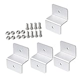 AKOOSY 4 Stück Z Förmige Solar Panel Halterung aus Aluminium Teiliges Montageset für Wohnmobil...