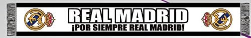 Scarf Official REAL MADRID."Por siempre Real Madrid"- Black Color (140 x 20cm)