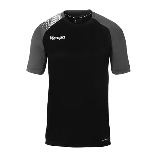 Kempa Herren Ambition 28 Shirt Trikot, Schwarz/Anthra, L EU
