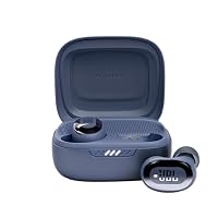 JBL Live Free 2 TWS, JBL Signature Sound, True Adaptive Noise Cancelling with Smart Ambient, 35 (7+28) hours of playback with wireless charging, 6 mics for perfect calls with zero noise, Blue