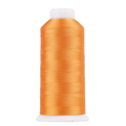 Image of High Tenacity Polyester Embroidery Machine Thread 40WT(120D /2) 4000M Per Spool for Commercial and Domestic Embroidery Machine (Marmalade-1755)