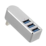 Adaptateurs de transfert - coque extérieure en alliage d'aluminium avec dissipation thermique et transmission de données stable, hub USB 3 ports