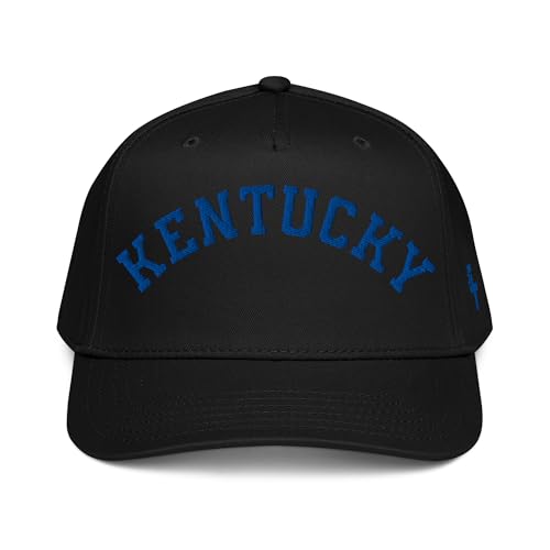 Classic Kentucky Arch Retro University Baseball Cap Snapback Hat Black
