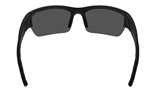Wiley X WX Valor Polarized Tactical Sunglasses, Safety Glasses for Men and Women, UV Eye Protection for Combat, Shooting, Fishing, and Biking, Black Frame, Tinted Lenses, Ballistic Rated3