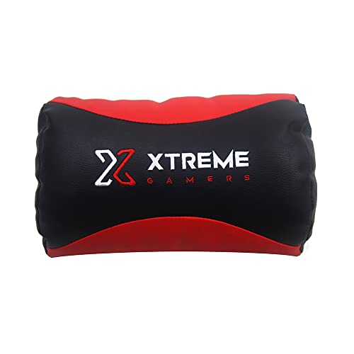 Cadeira Xtreme Gamers Supra Giratória Reclinável Altura Ajustável Preta e Vermelha