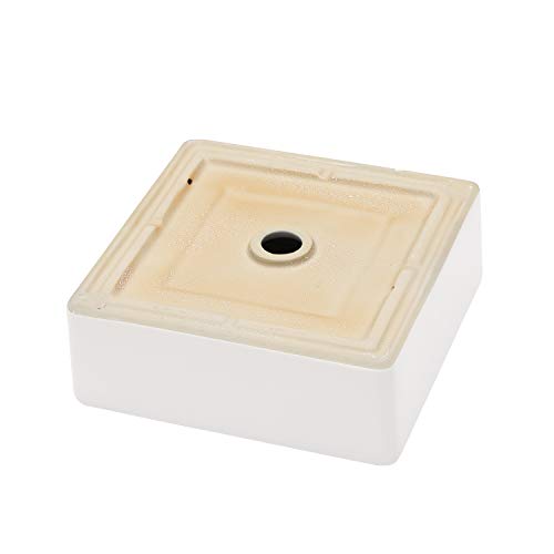 Square Vessel Sink - Lofeyo 15"X15" Bathroom Sink Above Counter White Ceramic Porcelain Lavatory Vanity Vessel Sink Basin #TOP5