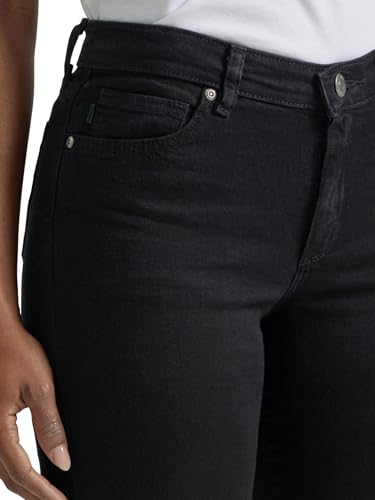 Lee Damen Relaxed Fit Straight Leg Jeans, Black Onyx, 12 Medium – Ansicht 2