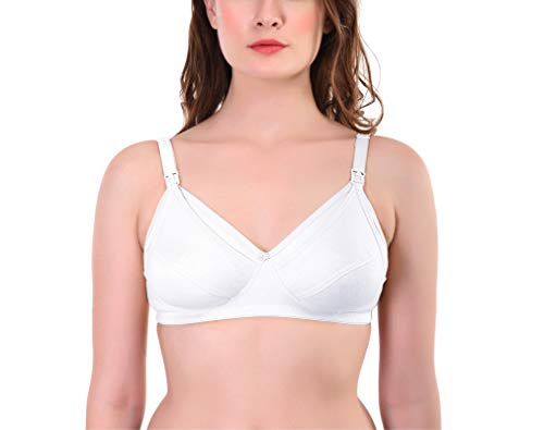 Image of Women's Cotton Non-Wired Maternity Bra (Pack of 3)