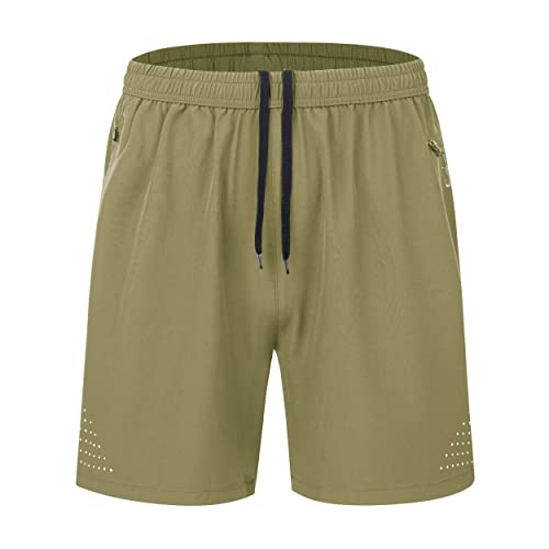 WENRONSTA Short esportivo masculino de ginástica de secagem rápida leve para tênis esportivo de corr