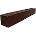 Ekena Millwork MANUKP06X08X48PE Knotty Pine Faux Wood Fireplace Mantel, 6"H x 8"D x 48"W, Natural Pecan