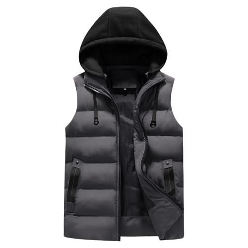 Veste matelassée sans manches pour homme gilet léger imperméable idéal randonnée