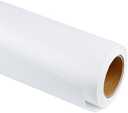 RUSPEPA White Kraft Paper Roll - 48 inches x 100 feet - Recyclable Paper Perfect for Wrapping, Craft, Packing, Floor Covering, Dunnage, Parcel, Table Runner