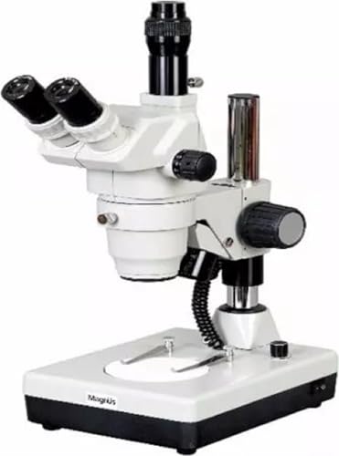 KASHSURG MSZ-TR LED Stero Zoom Trinocular Microscope Zoom Ration 1:7 and Range 0.65-4.5 x with Light