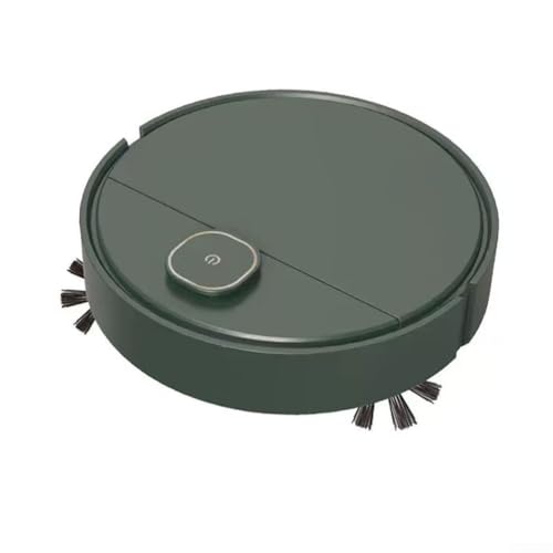 Sawhamale Robot aspirador y trapeador 2 en 1 con sistema de navegación inteligente, aspiradoras robóticas inteligentes de carga automática para alfombras, suelos duros, pelo de mascotas, ABS robot