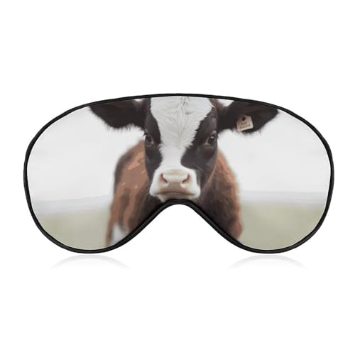 Masque de sommeil vache pour voyager en avion et dormir en plein jour