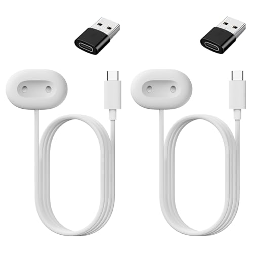 【2本です】For Google Pixel Watch 4 スマートウォッチ 充電ケーブル ピン間の距離 対応 Tyep-C充電ケーブル 磁気吸着 急速充電 コード 超高耐久 Google Pixel Watch 4 スマートウォッチ コード充電器(ホワ