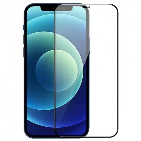 Image of KC PRODUCTS Tempered Glass Screen Protector Compatible for iPhone 13, iPhone 13 Pro Full Screen Coverage (Except Edge to Edge) and Free Complete Easy Installation kit