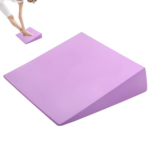 Bloque de cuña para yoga, 32,5 x 30 x 9 cm, EVA, cuña de entrenamiento, bloque de cuña, bloques de estiramiento, estiramiento de entrenamiento, fitness, pilates, yoga, accesorios, compacto