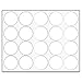 mastervision Interchangeable Magnetic Characters, Circles, White, 3/4" Dia. , 20/Pack