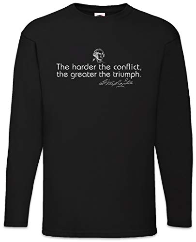 T-Shirt à Manches Longues Urban Backwoods The Harder The Conflict Anti-Rétrécissement