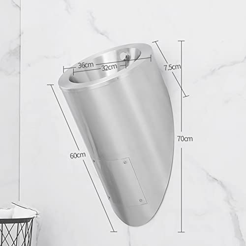 Bagni Moderni WC in Acciaio INOX a parete, per USO domestico, Hotel, bagno, WC pubblico, verticale, sensore automatico, Anti-intasamento miniatura 6