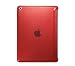 Produktbild KHOMO iPad 9.7 2018 und 2017 Rückseite Back Case Hülle Gehäuse nur Heckschutz Schutz Kompatibel mit Smart Cover - Rot Halbtransparent
