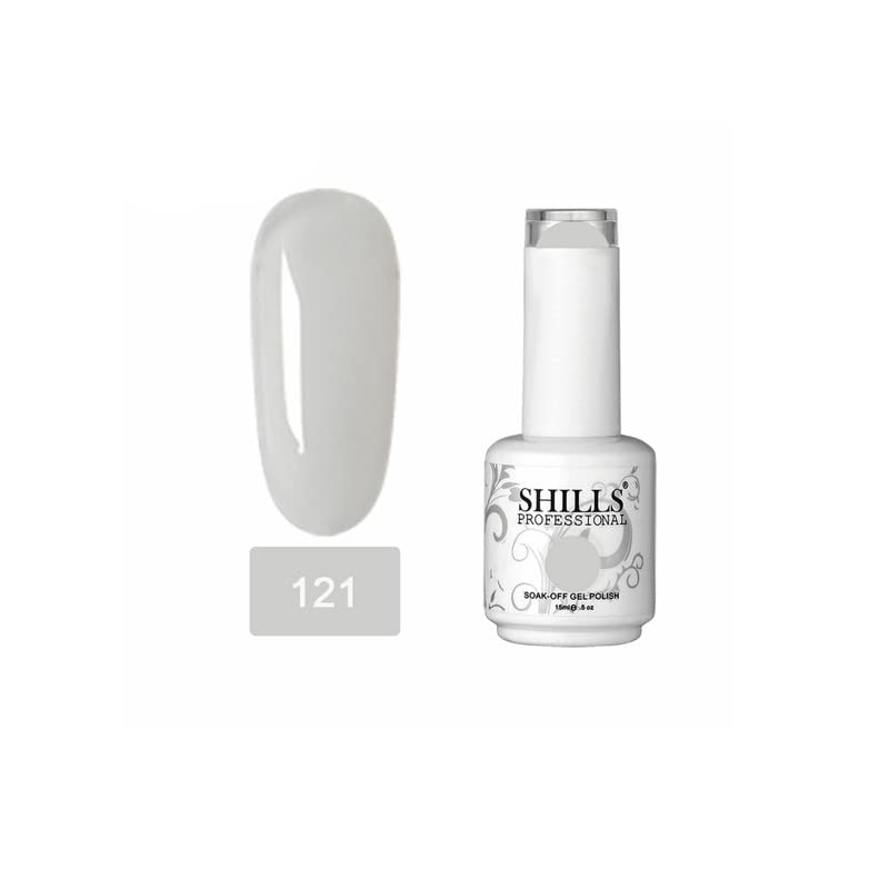 Image of Shills Professional Uv /Led Soak Off Gel Polish (Gel Nail Polish) Glossy Finish Nail Polish Color Shade 121, 15 Ml