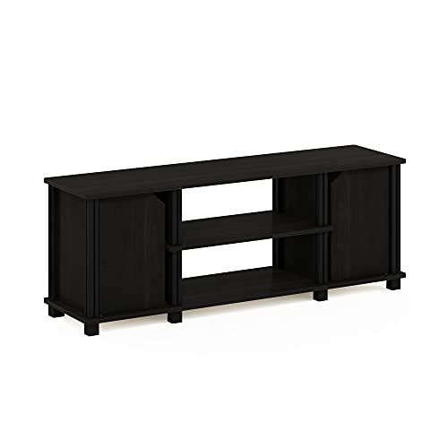 Furinno Brahms TV Stand Entertainment Center with Shelves and Storage for TV Size up to 45 Inch, Espresso/Black by Furinno - Image 5