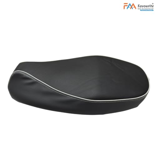 Image of Favourite Auto Simple One Ultra Gen 2 Seat Cover with Cushion, Comfortable Padded Seat Cover, Durable Material, Protects Seat from Dust, Scratches, and Weather, Black Grey