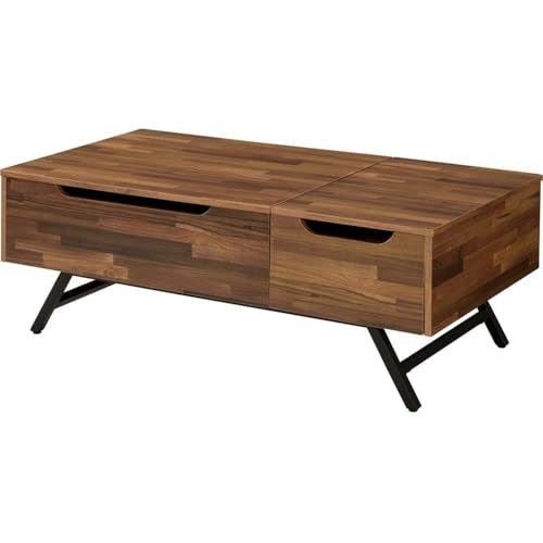 1-Drawer Rectangular Wooden Coffee Table