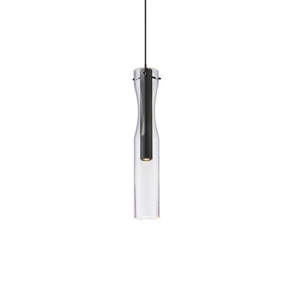 Lampe suspendue en verre pour optimiser l'espace de chevet avec une LED - 8