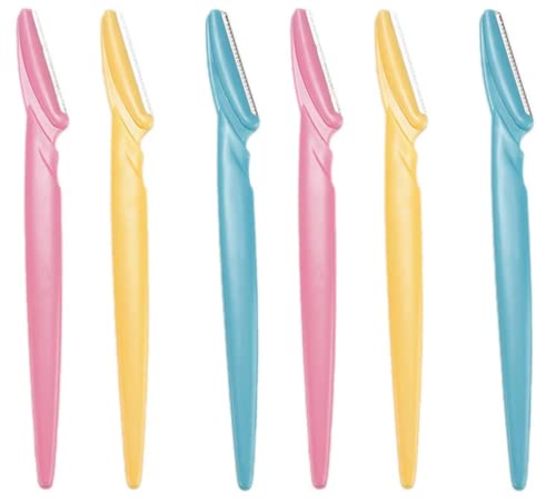 Maquinilla de afeitar de cejas, herramienta exfoliante, maquinillas de afeitar para mujeres, kit de dermaplaning (paquete de 6) by TradeProvider® Cover