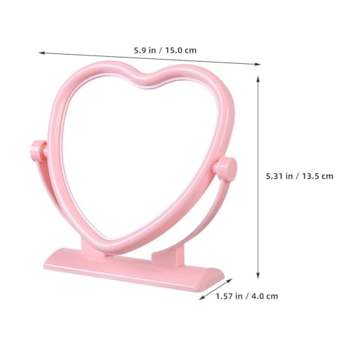 Espejo de Maquillaje Doble Corazón 5.9 x 5.3 in Amosfun miniatura 2