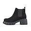 Black Imit Suede, Wide, Black Imit Suede, Wide,