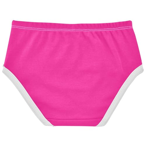 Joisal Artistic Girls Underwear Toddlers 2t Cotton Panties for Girl Pink Magenta Rose Kids Undies Briefs2