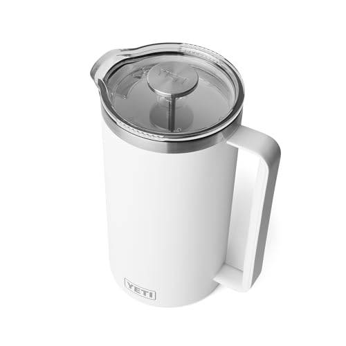 YETI Rambler 64 oz. French Press Coffee Maker White
