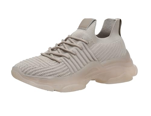 CUSHIONAIRE Women's Apolo Knit Sneaker +Memory Foam