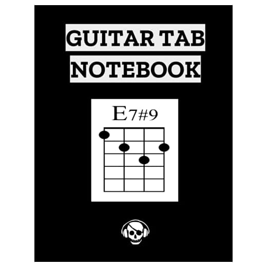 Guitar Chord Tab Practice Book: Blank staff guitar tab notebook for men or women. Perfect for a friend, students, an aspiring artist or song writer. ... paper to write on.7 blank 6-line staff