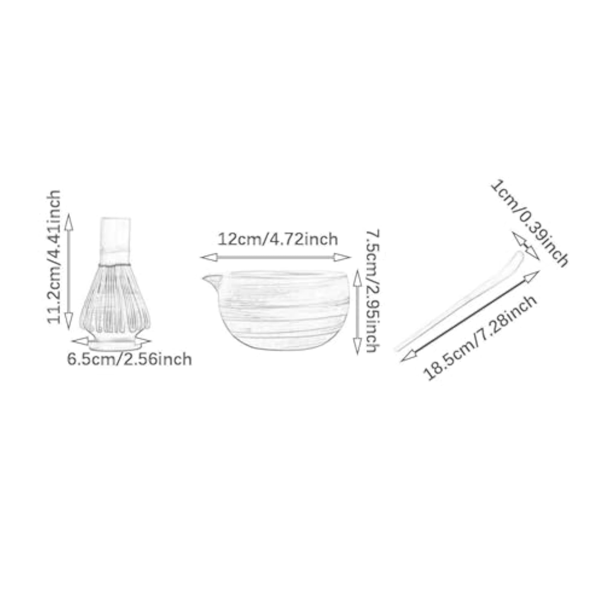 Matcha Set for Tea Lovers, Bamboo Whisk and Bowl